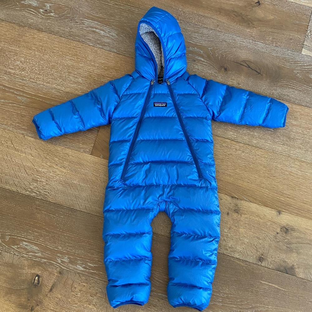 Patagonia Hi-Lo Down Sweater Bunting 12-18 months